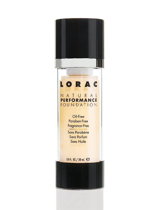 Lorac Natural Performance Foundation best foundation for sensitive skin