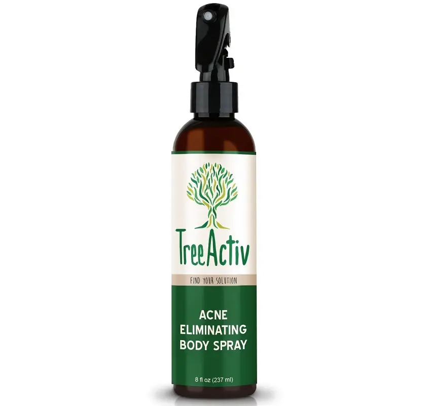 TreeActiv, one of the best back acne treatment options best back acne treatment