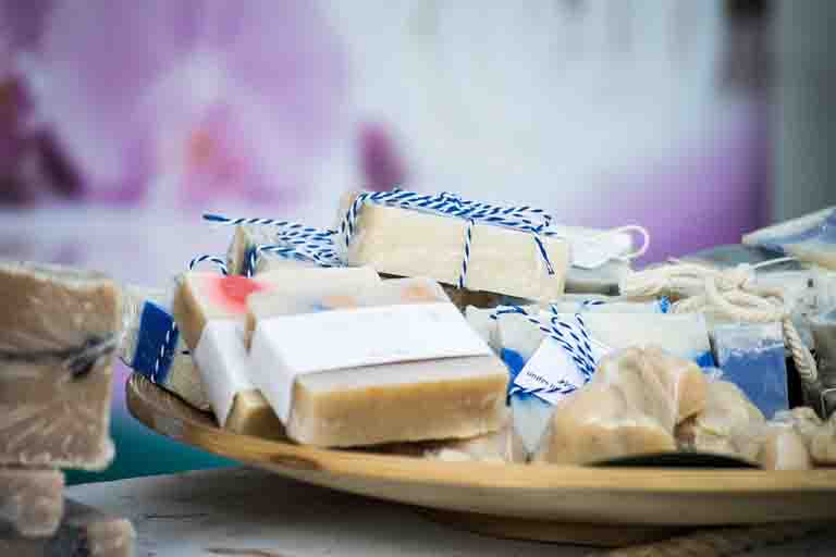 A pile of soap