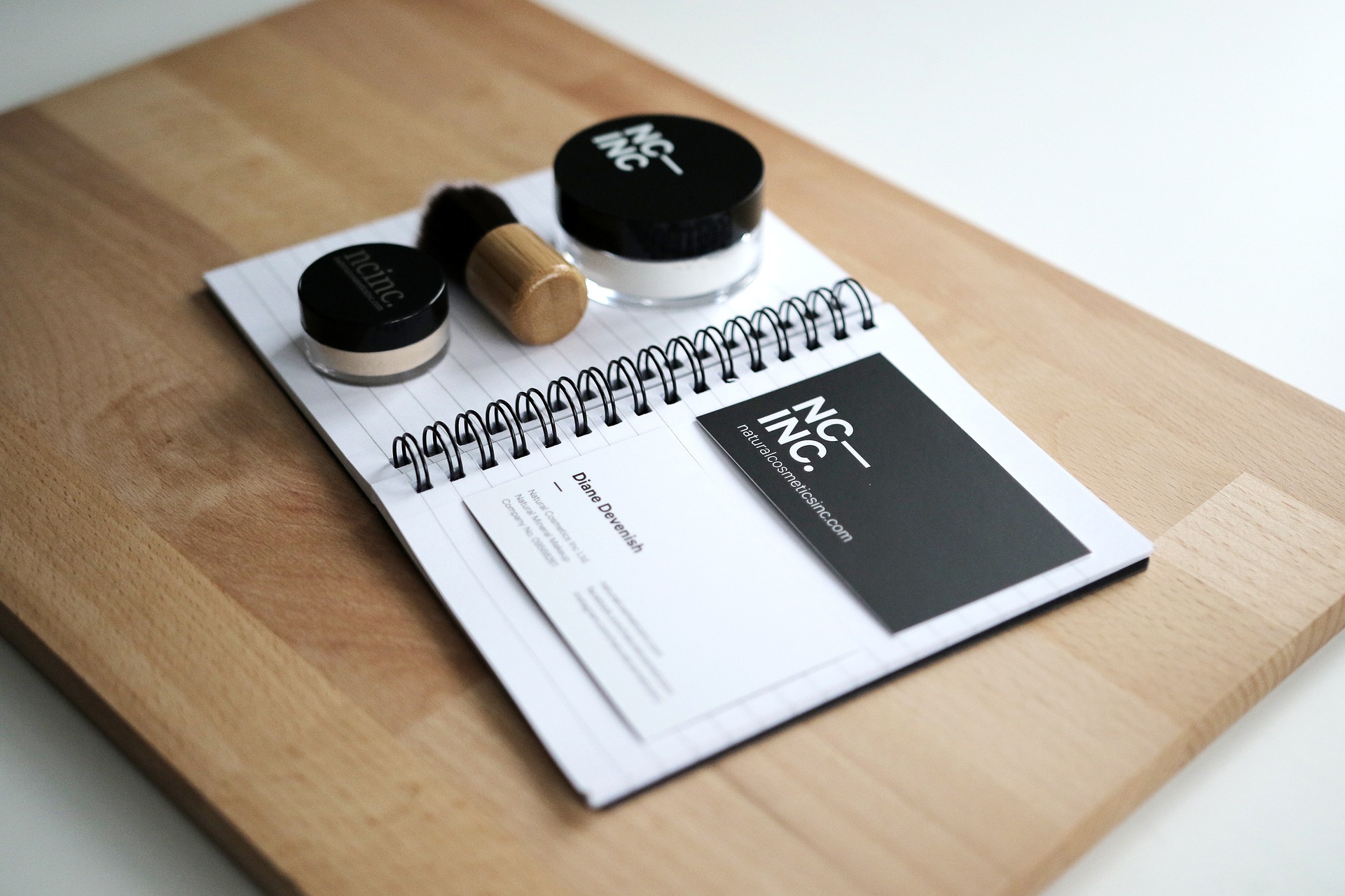 Best Mineral Makeup at the top of a Notebook